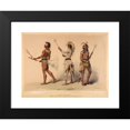 thumbnail image 2 of George Catlin 24x19 Black Modern Framed Museum Art Print Titled - Ball Players, 2 of 5