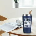 thumbnail image 6 of Funny Retirement Gift for Men, Dad, Grandpa, Father - 20oz Insulated Coffee Mug - Gag 40th, 50th, 60th, 70th, 80th Birthday Gift for Him from Son, Daughter, Friend, 6 of 6