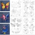 thumbnail image 1 of Papel de bordado soluble en agua con diseño de mariposas y ballenas, 4 estilos, 19 piezas, para tallar camisas, abrigos, bolsos y toallas., 1 of 9