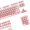 Pink, variant on Highly Profile HOA 10MM PBT+PCs Keycap Set With Smooth Texture Lipstick Keycaps For Customs Mechanical Keyboards