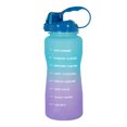 thumbnail image 1 of Botella de agua Onof  BAP-2.2L 2.2 Litros Termo de agua Azul Morado con Marcador de Tiempo, 1 of 9