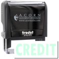 thumbnail image 1 of Large Self-Inking Credit Stamp, Trodat Printy 4913, Press and Print Stamping, Impression Size 7/8" x 2-1/4", Up to 10,000 Impressions - Mint Green Ink, 1 of 10