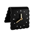 thumbnail image 4 of Fengbin Desk Analog Clock Decorative Non Ticking Tabletop Clock for Bedroom Home Kitchen Black, 4 of 10