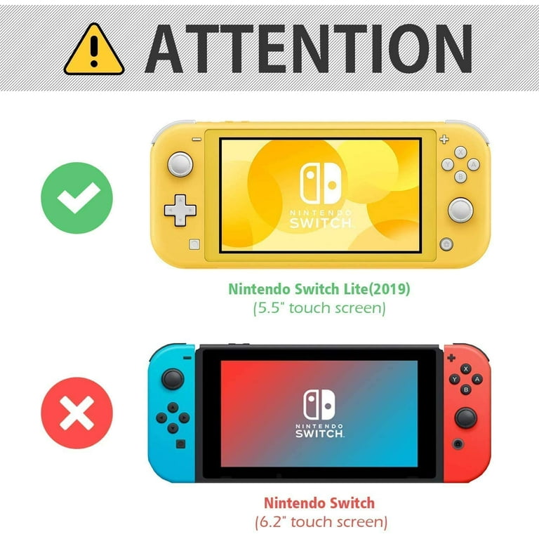 Nintendo Switch Lite イエロー&純正ケース ProCase Flip Cover for Nintendo Switch Lite with 2 Pack