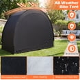 thumbnail image 6 of Costway Bike Storage Tent, Portable Bicycle Shed with Waterproof PU Coated Oxford Fabric, 6 of 12