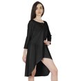 thumbnail image 3 of Inkmeso Solid Summer Casual Tunic Dress For Women's Short Mini Dresses With Button Placket, 3 of 7