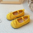 thumbnail image 5 of HUANBAI Girls Sandals For Toddler To Kids Breathable Bow Summer Shoes Casual Everyday Wear Comfortable Lightweight Baby Girl Closed Toe Sandals 2-2.5 Years, 5 of 9