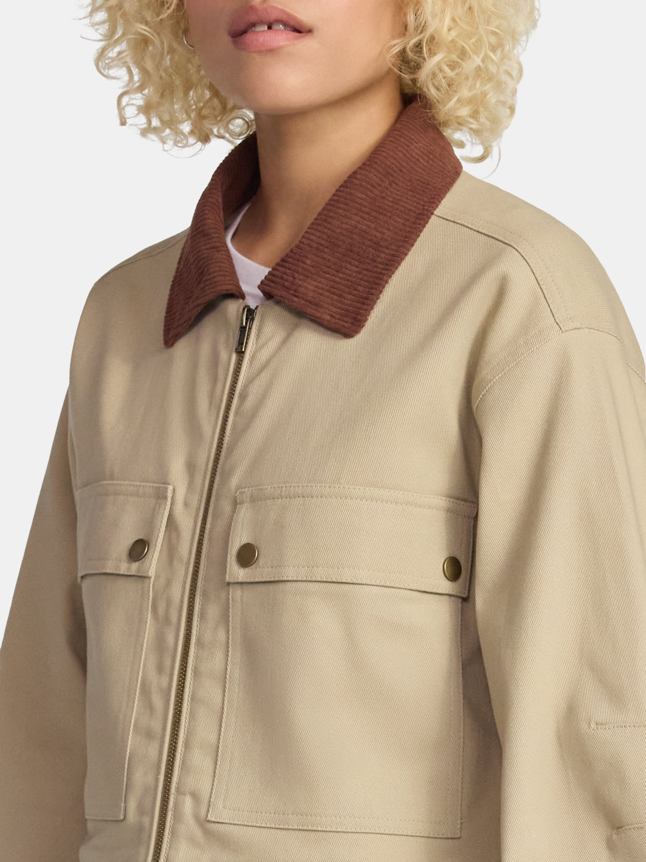 No Boundaries Trucker Jacket, Women's