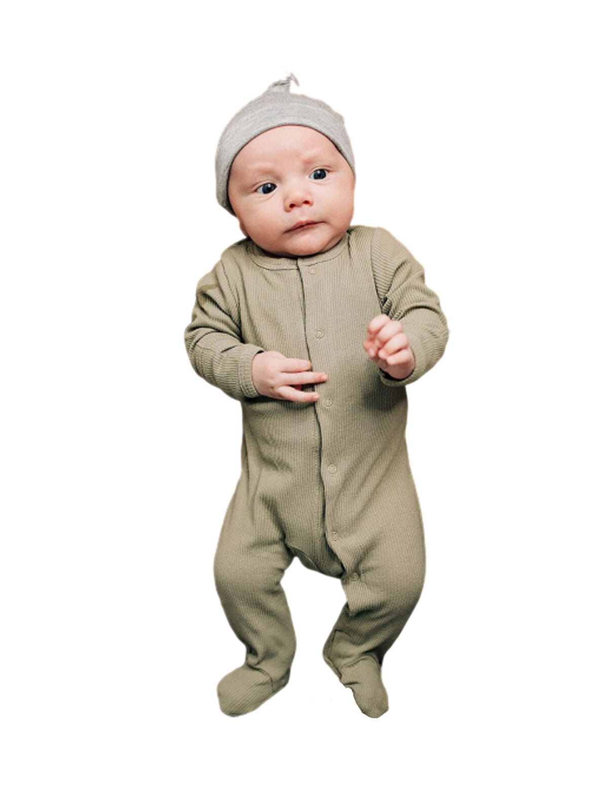 Newborn Infant Baby Boy Girl Cotton Romper Bodysuit Jumpsuit Clothes Outfit