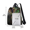 thumbnail image 3 of DIXRUYEE Travel Backpack Casual Bag Fashion Fractal Four-leaf Clover Printed, 3 of 7