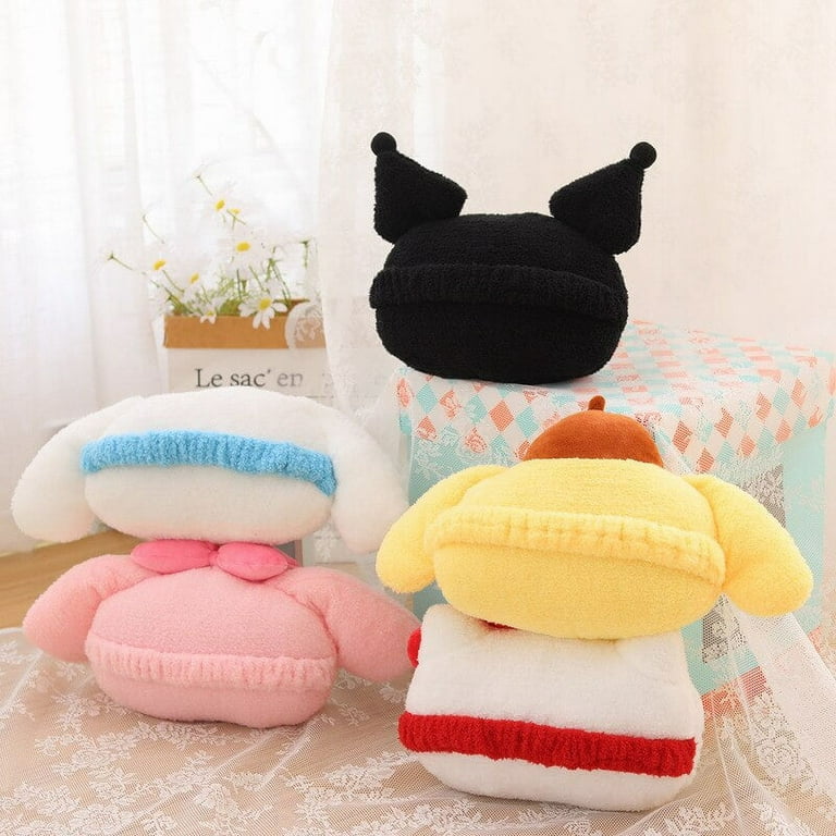 2pcs/set Cute Cinnamoroll Auto Car Neck Headrest Pillow Plush Soft