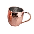 thumbnail image 4 of Taza Moscow Mule de cobre y acero inoxidable. Portátil, resistente y única, ideal para bebidas frías en cafeterías, en casa o para beber cerveza., 4 of 7