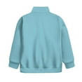 thumbnail image 5 of Uourmeti Oil Painting Rabbit Youth Girls Winter Hoodies Half Zip Sweatshirt Pullover Sweatshirts Warm Cozy for Cold Weather Casual Daily Wear Size 9-10, 5 of 7
