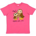 thumbnail image 3 of Inktastic Owl Always Love You- Cute Owl Family Youth T-Shirt, 3 of 5