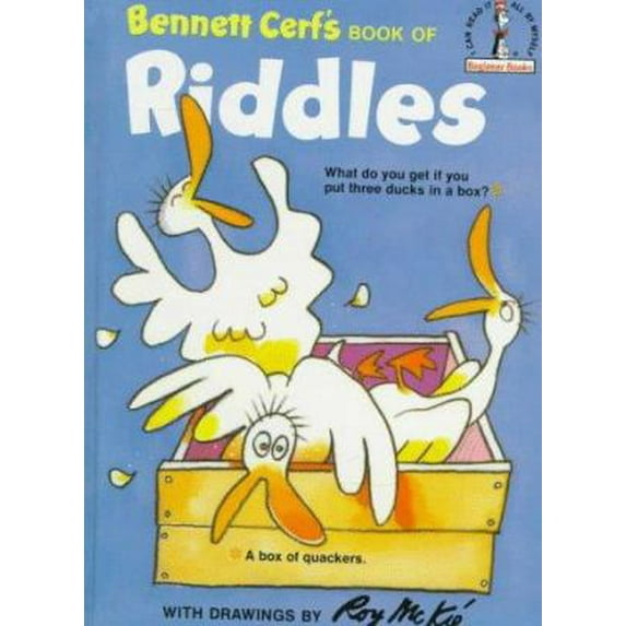 Pre-Owned Bennett Cerf's Book of Riddles (Beginner Books) (Hardcover) 039480015X 9780394800158