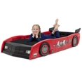 thumbnail image 5 of Delta Children Lit pour Tout-Petit et Lit Simple Voiture de Course Grand Prix - Rouge, 5 of 5