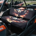 thumbnail image 3 of HUIACONG Eagle Flag UTV Seat Covers Waterproof Easy Installation UTV Seat Covers Protector Non-Slip Soft Compatible with Kawasaki Mule 4010, 3 of 7