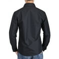 thumbnail image 5 of Boy's Long Sleeve Dress Shirt Solid Oxford Button-Down Dress Shirt, Classic Wrinkle Free Dress Shirt Color Black/Blue/White, 5 of 8