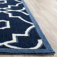 thumbnail image 3 of SAFAVIEH Four Seasons Nowell Geometric Polyester Area Rug, Navy/Ivory, 8' x 10', 3 of 6