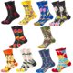 thumbnail image 1 of 10 pares de calcetines para mujer, algodón, elásticos, estampado de alimentos, frutas, lindos, divertidos, calcetines de corte bajo/alto, regalos para mujeres adultas y adolescentes, 1 of 4