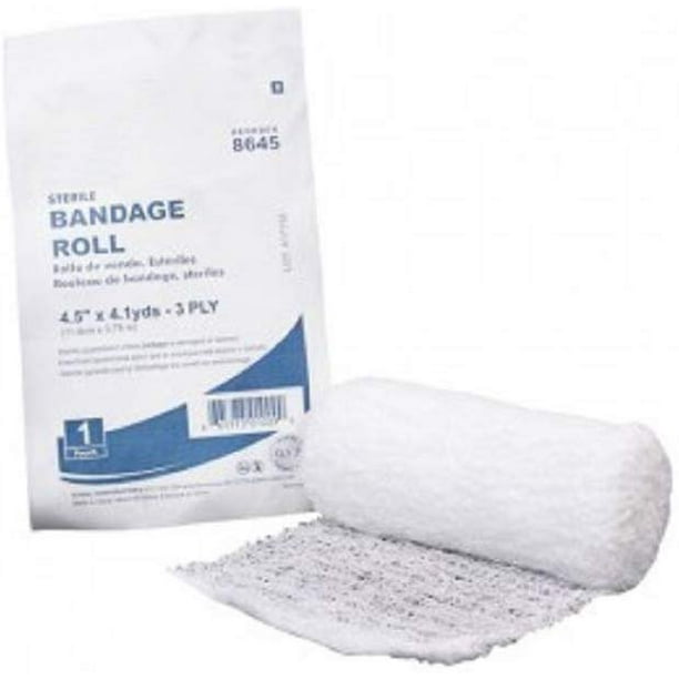 Pack of 48 Basic Care Gauze Bandage Rolls 6" x 4 Yards. FluffDried 100