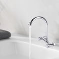 thumbnail image 3 of Wall Mount Kitchen Faucet, Stainless Steel High Arc Sink Faucet Wall Mounted  for Kitchen, 3 of 7