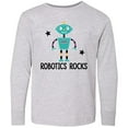 thumbnail image 3 of Inktastic Robotics Rocks Funny Robot Long Sleeve Youth T-Shirt, 3 of 5