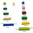 thumbnail image 5 of Bloques de construcción de partículas MOC Rainbow Pig 3005 30071 35382, 1 x 1, piezas compatibles con bricolaje, modelo a granel, juguetes educativos tecnológicos, 5 of 5