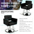 thumbnail image 2 of Hydraulic Barber Chair Salon Chair Spa Equipment for Hair Salon or Beauty Pa, 2 of 11
