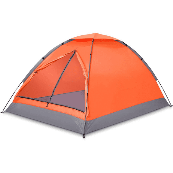 Tents for Camping 2 Person Camping Dome Tent, Waterproof,Spacious, Lightweight Portable Backpacking Tent for Outdoor Camping/Hiking Orange