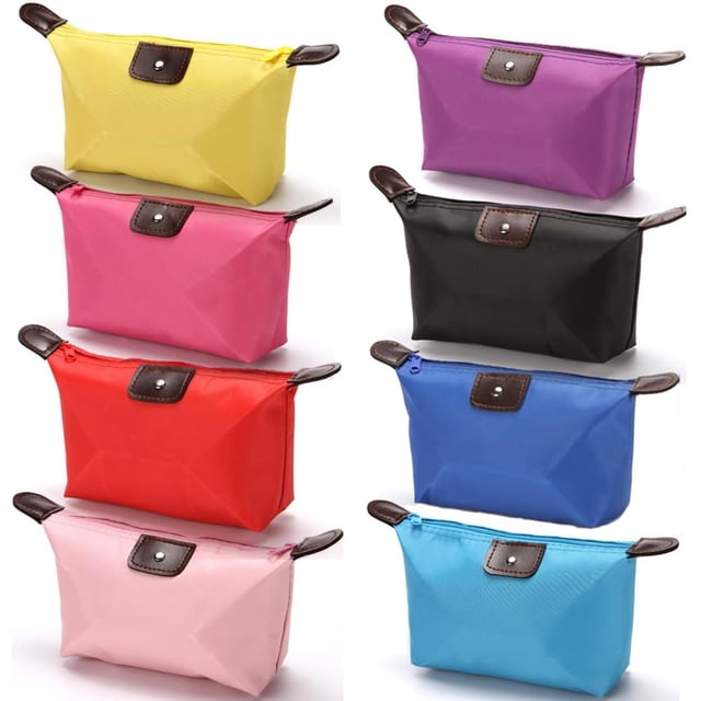 Bolsas cosméticas, neceseres para mujer, paquete de 8 unidades, de nailon impermeable