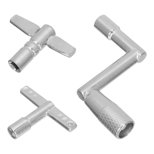 ORDDIART 3Pcs Drum Set Keys Stainless Steel Drum Tuning Accessories for Repair and Adjustment
