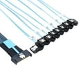 thumbnail image 5 of MCIO 74P 8X 8I SAS SFF-8654 8i PCI-E Ultraport Slimline 5.0 to 8X 7P 90 Degree Fe y013, 5 of 6