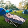 thumbnail image 5 of FICISOG Outdoor Folding Bed for Adults, Portable Folding Camping Cots with Mattress & Carry Bag, 5 of 12