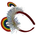 thumbnail image 3 of Diadema LGBT con aro de pelo arcoíris para mujer, decoración para el mes del orgullo LGBTQ+, 3 of 6