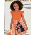 thumbnail image 4 of Disney Princess Little Girl Dresses Moana Ariel Character Ruffled Sleeveless Dress 3-4 Years, 4 of 8
