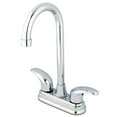 thumbnail image 2 of Kingston Brass GKB6498LL Water Saving Legacy Bar Faucet, Satin Nickel, 2 of 3