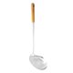 thumbnail image 1 of Cuchara espumadera de 17 pulgadas para wok, colador de acero inoxidable, 1 of 6