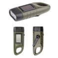 thumbnail image 3 of Graflsoa Lampe de Poche à Manivelle à DEL à Énergie Solaire pour le Camping, la Randonnée et les Urgences - Vert Armée, Résistante à l'Eau, Conception Compacte et Durable, 3 of 6