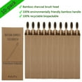 thumbnail image 3 of Comfortable Grasp Bamboo Toothbrush Set - 10 Soft Bristle Toothbrushes for Adults, Removes Surface Stains, 3 of 10