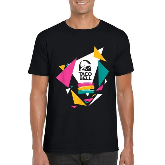 Taco Bell Retro Triangles 90s Throwback Fast Food Fan Unisex T-Shirt