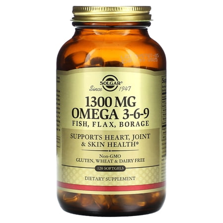 Solgar Omega-3-6-9 EFA 1300 Mg Softgels  120 Ct