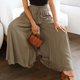 thumbnail image 2 of Pantalones anchos para mujer Nikou Pantalones holgados para mujer, 2 of 4