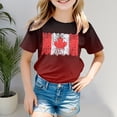 thumbnail image 2 of WEAIXIMIUNG T-Shirt à Manches Courtes pour Petites Filles, Col Rond d'Été, Coupe Décontractée, Basique, 2 of 4