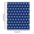 thumbnail image 2 of Jierger Independence Day Heat Transfer Vinyl, Rainbow Stripe Pattern Soft Metal Vinyl Bundling Roll for T-Shirts Craft DIY, Stars Design Compatible with All Cutters, 2 of 6