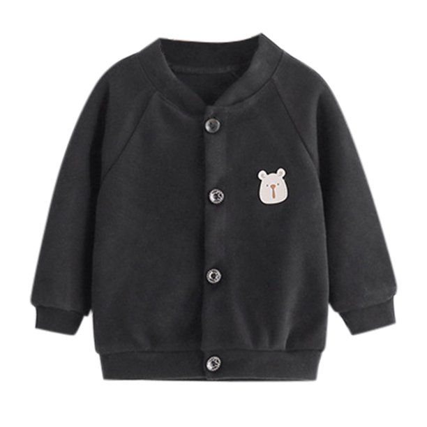 WZHKSN Toddler Baby Girls Black Warm Jacket