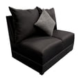 thumbnail image 4 of Sala Noruega 2-2 EL BAZAR STORE Love seat negro Moderna modular, 4 of 5