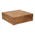thumbnail image 2 of NASH COFFEE TABLE HONEY BROWN BURL, 2 of 5
