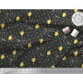 thumbnail image 3 of Soimoi Black Modal Satin Fabric Boxes & Coffee Cups Print Fabric by Yard 42 Inch Wide, 3 of 3