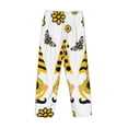 thumbnail image 3 of Fotbe Sunflower Gnome Men's Pajama Pants,Sleepwear Pants,Pj Bottoms Drawstring And Pockets-X-Large, 3 of 7
